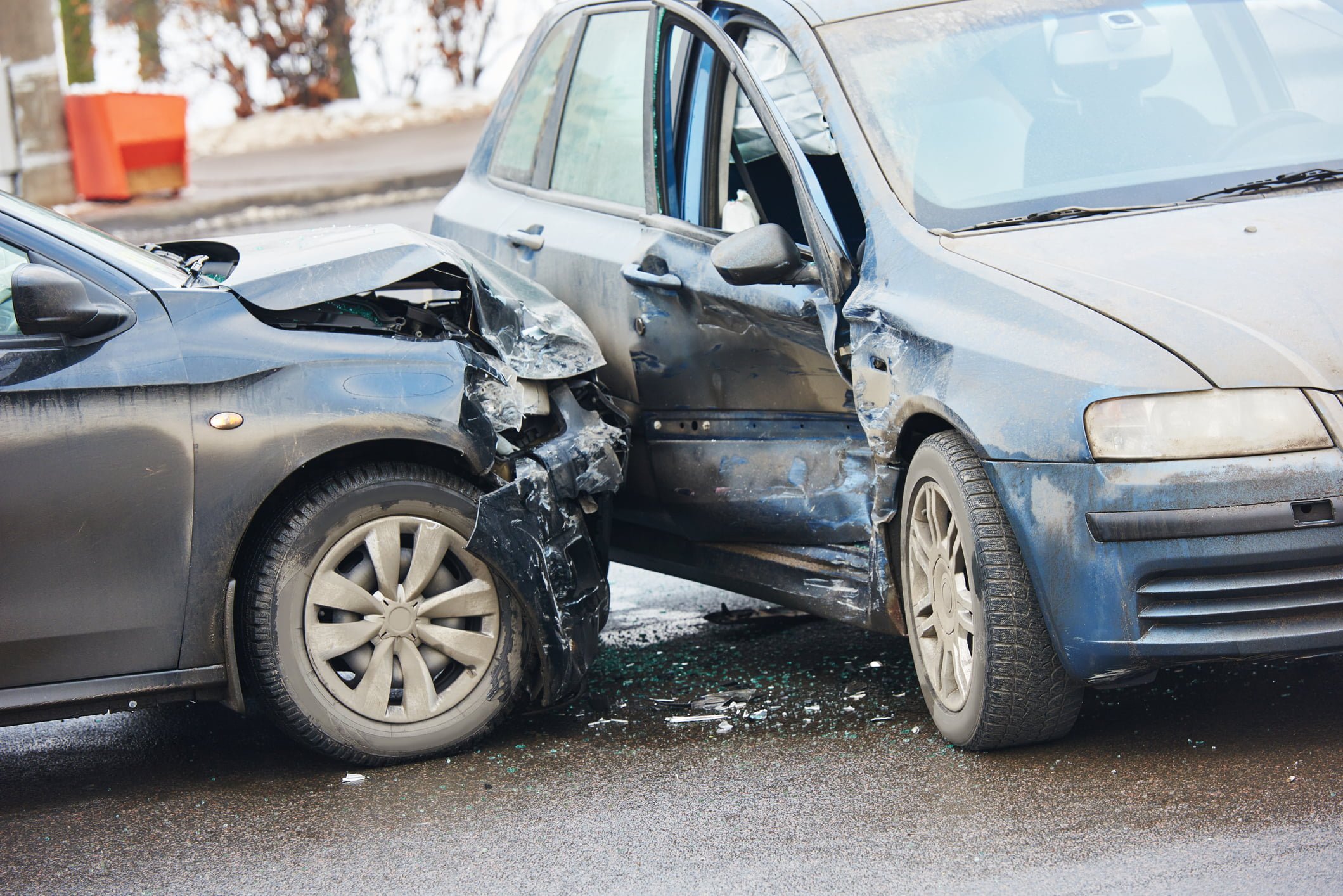Two cars are in a crash, which could result in one driver being sentenced to vehicular manslaughter in california